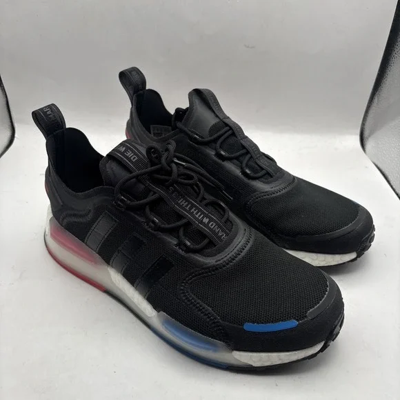 Adidas Originals NMD_V3 Mens Size 9.5 Black White Running Shoes - Brand new - Picture 1 of 6